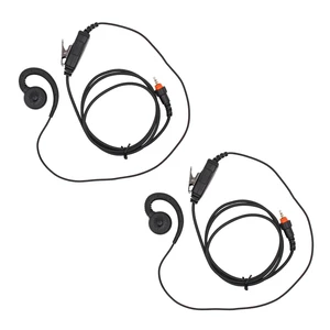 Aimtobest HKLN4487 HKLN4455 Earpiece Compatible for Motorola CLP1010 CLP1040 CLP1060 CLP446 with PTT Mic HKLN4603 Earhook Headset