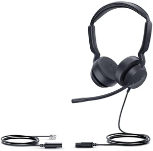 Yealink YHS36 E2 Dual Wired Headset with QD to RJ9, Noise Cancelling Microphone, HD Wideband Audio, Ergonomic Headband, Leather Ear Pads, Compatible Desk IP Phones Yealink YHS36 E2 Dual Wired Headset with QD to RJ9, Noise Cancelling Microphone, HD Wideband Audio, Ergonomic Headband, Leather Ear Pads, Compatible Desk IP Phones