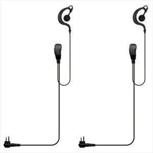 MONICONA G Shape Earhook Headset for Motorola R2 CP100D CP200D CP185 CP200 DLR1020 CLS1110 SLS1410 DTR410 DTR700 RDU4100 RDU4160D RMM2050 RMU2040 RMU2080D VL50, 2 Pin Earpiece w/Mic (Pack of 2) MONICONA G Shape Earhook Headset for Motorola R2 CP100D CP200D CP185 CP200 DLR1020 CLS1110 SLS1410 DTR410 DTR700 RDU4100 RDU4160D RMM2050 RMU2040 RMU2080D VL50, 2 Pin Earpiece w/Mic (Pack of 2)
