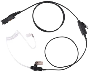 AIRSN XPR3300e Radio Earpiece Compatible with M0torola Walkie Talkie | for XPR3300 XPR3500 PR3500e Single Wire Acoustic Tube Headset with MIC