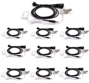 10-Pack 1-Pin Acoustic Tube Earpiece PTT Mic Fit Cobra CXT195 CXT90 MT200 | Concealed Clear Sound Headset Inline PTT Lapel Clip Fits MT200 MT550 CXT345 Transceivers 10-Pack 1-Pin Acoustic Tube Earpiece PTT Mic Fit Cobra CXT195 CXT90 MT200 | Concealed Clear Sound Headset Inline PTT Lapel Clip Fits MT200 MT550 CXT345 Transceivers