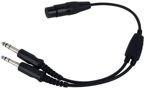 5 Pin XLR Female to GA Dual Plugs Male, Adapter Cable for Airbus Bose a320 a20 a30 Pilot Aviation Headset GA Headphone 5 Pin XLR Female to GA Dual Plugs Male, Adapter Cable for Airbus Bose a320 a20 a30 Pilot Aviation Headset GA Headphone