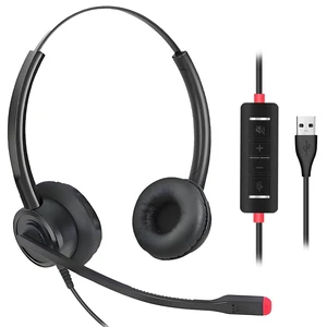 Callez Wired USB Headset with ENC Dual Noise Cancelling Mic | Computer Headset with In-line Controls, Office Computer Headphones for Teams Skype Webinar Home Office Work Call Center Callez Wired USB Headset with ENC Dual Noise Cancelling Mic | Computer Headset with In-line Controls, Office Computer Headphones for Teams Skype Webinar Home Office Work Call Center