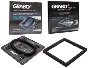 GRABO HighFlow Suction Plate 300 and Foam Seal Kit, 150 lb GRABO HighFlow Suction Plate 300 and Foam Seal Kit, 150 lb