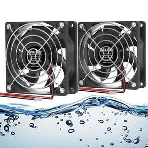 IP67 Waterproof Fan 80×25mm 12v Fan DC 2-Pin 2-Pack | 12 volt fan Brushless Cooling Fan, For RV Fridge Greenhouse Cabinets, DIY Ventilation 12 v fans 12 volt outdoor fan IP67 Waterproof Fan 80×25mm 12v Fan DC 2-Pin 2-Pack | 12 volt fan Brushless Cooling Fan, For RV Fridge Greenhouse Cabinets, DIY Ventilation 12 v fans 12 volt outdoor fan
