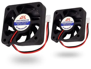 2 PCS 50mm x 50mm x 10mm Brushless Cooling Fan, ICSTATION DC 12V Cooling Fan 5010 2 Pin Fan 0.1A for 3D Printer Computer Case Fan 2 PCS 50mm x 50mm x 10mm Brushless Cooling Fan, ICSTATION DC 12V Cooling Fan 5010 2 Pin Fan 0.1A for 3D Printer Computer Case Fan