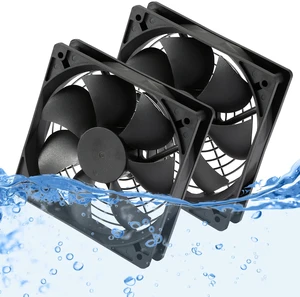 120mmx25mm IP67 12V Dual Ball 3000RPM 2Wire 3Pin Exhaust Cooling Fan 2Pack | 4.72 Inch IP67 Waterproof Durable Dual Ball Bearing Silent High Airflow Cooling Fan for RV Fridges Boats Autos Incubators 120mmx25mm IP67 12V Dual Ball 3000RPM 2Wire 3Pin Exhaust Cooling Fan 2Pack | 4.72 Inch IP67 Waterproof Durable Dual Ball Bearing Silent High Airflow Cooling Fan for RV Fridges Boats Autos Incubators