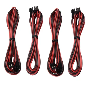 4pcs 2M 3D Printer Parts Cooling Fan Extension Cable Wire 2pin Xh2.54 Connection Line Male Female 4pcs 2M 3D Printer Parts Cooling Fan Extension Cable Wire 2pin Xh2.54 Connection Line Male Female