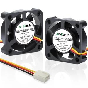 40mm x 10mm 3Pin DC Brushless Fan High Speed 12V 2 Packs | Computer Case Fan for 3D Printer DVR DIY Projector Switches Power Supply Inverter RV Fridge CPU Cooler Battery Box NAS 40mm x 10mm 3Pin DC Brushless Fan High Speed 12V 2 Packs | Computer Case Fan for 3D Printer DVR DIY Projector Switches Power Supply Inverter RV Fridge CPU Cooler Battery Box NAS