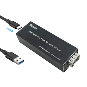 Mini USB 3.0 to SFP Gigabit Ethernet Adapter Fiber Optic Network Adapter Network Interface Card Compatible with Windows/macOS/Linux,High Performance Transfer Rate,Full/Half Duplex Mini USB 3.0 to SFP Gigabit Ethernet Adapter Fiber Optic Network Adapter Network Interface Card Compatible with Windows/macOS/Linux,High Performance Transfer Rate,Full/Half Duplex