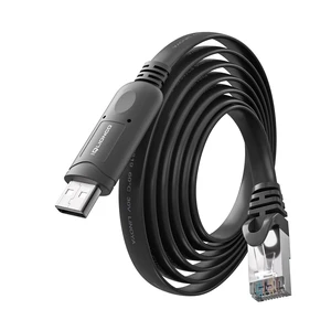 USB to RJ45 Console Cable Black - Certified FTDI Chip | Plug & Play for Routers/Switches (6ft) - NOT Ethernet! USB to RJ45 Console Cable Black - Certified FTDI Chip | Plug & Play for Routers/Switches (6ft) - NOT Ethernet!