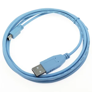 Mini USB Console Cable for Cisco Switches Routers CAB-Console-USB= USB Type A to Mini-B 37-1090-01 2M Mini USB Console Cable for Cisco Switches Routers CAB-Console-USB= USB Type A to Mini-B 37-1090-01 2M