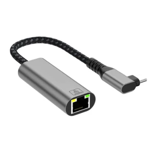 USB C To Ethernet Adapter 90 Degree Angled Type C To RJ45 Gigabit Ethernet Networking Adapter Dongle Converter For PC USB C To Ethernet Adapter 90 Degree Angled Type C To RJ45 Gigabit Ethernet Networking Adapter Dongle Converter For PC