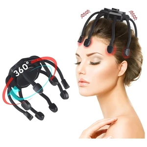 2024 New Scalp Massager, Electric Scalp & Head Stress Relax, 360 Cordless Vibrating Massager - 8 Contacts, 3 Modes (Black) 2024 New Scalp Massager, Electric Scalp & Head Stress Relax, 360 Cordless Vibrating Massager - 8 Contacts, 3 Modes (Black)