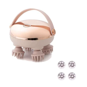 Head Massager Stress-Relief Acupoint Scalp Meridian Red Light Massager Portable Pet Massager (Golden) Head Massager Stress-Relief Acupoint Scalp Meridian Red Light Massager Portable Pet Massager (Golden)