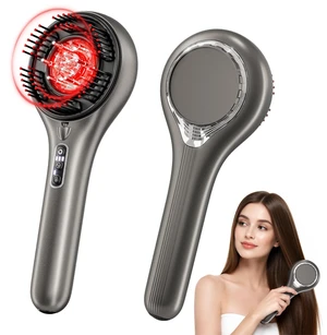 5-in-1 Hair Scalp Massager, Cordless Electric Massager, IPX7 Waterproof, Portable Scalp Brush for Hair Growth & Dandruff Removal, Salon Home & Travel Use, Grey 5-in-1 Hair Scalp Massager, Cordless Electric Massager, IPX7 Waterproof, Portable Scalp Brush for Hair Growth & Dandruff Removal, Salon Home & Travel Use, Grey