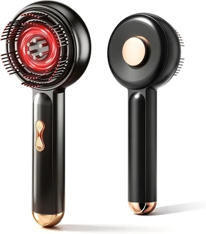 3-in-1 Electric Scalp Massager with 660nm Red Light & Oil Applicator | 3 Massage Modes, 6ml Serum Compartment, 84 Massage Bristles, USB-C Rechargeable, Waterproof & Portable 3-in-1 Electric Scalp Massager with 660nm Red Light & Oil Applicator | 3 Massage Modes, 6ml Serum Compartment, 84 Massage Bristles, USB-C Rechargeable, Waterproof & Portable