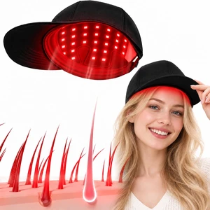 Laser Hair Growth Cap, 650nm LLLT Red Light Therapy Cap, Black | Hair Growth Device for Men & Women, Helps Improve Thinning Hairline & Crown, Rechargeable, Comfortable Wear Laser Hair Growth Cap, 650nm LLLT Red Light Therapy Cap, Black | Hair Growth Device for Men & Women, Helps Improve Thinning Hairline & Crown, Rechargeable, Comfortable Wear