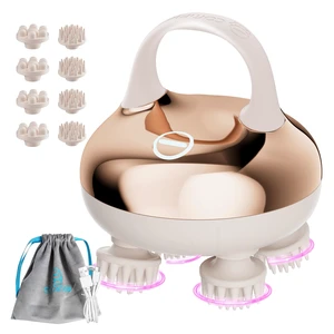 Cordless Scalp Massager with Heat, Waterproof Electric Head Massager for Deep Scalp Cleansing, Hair Care & Daily Relaxation, Rechargeable 3 Modes, Gift for Women Men Cordless Scalp Massager with Heat, Waterproof Electric Head Massager for Deep Scalp Cleansing, Hair Care & Daily Relaxation, Rechargeable 3 Modes, Gift for Women Men