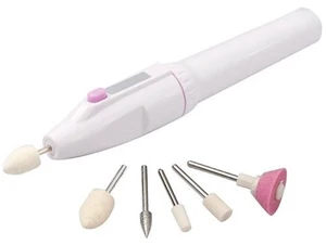 Professional Pen Shape Nail Drill Art File Electric Manicure Set with 5 Bits Professional Pen Shape Nail Drill Art File Electric Manicure Set with 5 Bits
