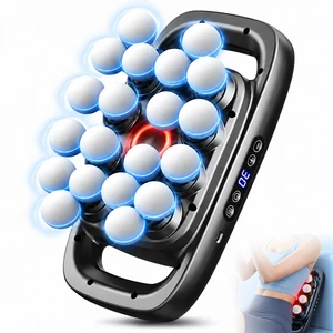 20 Head Massage Gun Deep Tissue for Back & Legs, Handheld Muscle Massager | 3 Modes & 30 Intensities, Dual Handles, LED Display, USB-C Charging, 15-Min Auto Shutoff for Everyday Relaxation 20 Head Massage Gun Deep Tissue for Back & Legs, Handheld Muscle Massager | 3 Modes & 30 Intensities, Dual Handles, LED Display, USB-C Charging, 15-Min Auto Shutoff for Everyday Relaxation