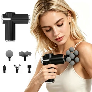 Massage Gun Deep Tissue,Portable Percussion Massage Gun for Back Shoulder Muscle Pain Relief, Handheld Massage Gun with 5 Massages Heads,Professional Muscle Gun for Athletes Massage Gun Deep Tissue,Portable Percussion Massage Gun for Back Shoulder Muscle Pain Relief, Handheld Massage Gun with 5 Massages Heads,Professional Muscle Gun for Athletes