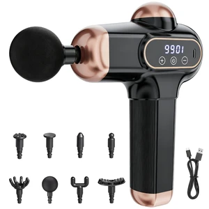 Handheld Massage Gun, Deep Tissue Back Massager Gun for Pain Relief, Portable Electric Muscle Massager with 8 Massages Heads, Gifts for Men Women Mom Dad Handheld Massage Gun, Deep Tissue Back Massager Gun for Pain Relief, Portable Electric Muscle Massager with 8 Massages Heads, Gifts for Men Women Mom Dad