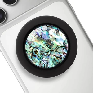 Clear Crystal Natural Sea Shell Mother of Pearl Magnetic Phone Grip Compatible with MagsafeCollapsible Mobile Phones Stand Holder for Smartphone Tablet Cell Phone Accessory - Green Clear Crystal Natural Sea Shell Mother of Pearl Magnetic Phone Grip Compatible with MagsafeCollapsible Mobile Phones Stand Holder for Smartphone Tablet Cell Phone Accessory - Green