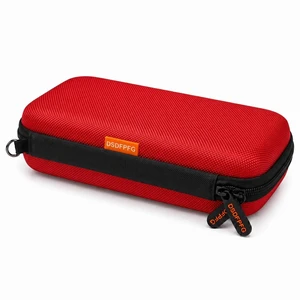 Small Hard Shell EVA Zipper Carrying Case for Electronic Accessories, Red | Portable Protective Universal Travel Case Pouch Bag for Power Bank, External Hard Drive, Charger, Cell Phone, USB Cable Small Hard Shell EVA Zipper Carrying Case for Electronic Accessories, Red | Portable Protective Universal Travel Case Pouch Bag for Power Bank, External Hard Drive, Charger, Cell Phone, USB Cable