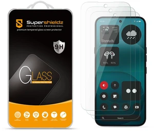 (3 Pack) Designed for Nothing Phone (4a Pro) Tempered Glass Screen Protector, Anti Scratch, Bubble Free (3 Pack) Designed for Nothing Phone (4a Pro) Tempered Glass Screen Protector, Anti Scratch, Bubble Free