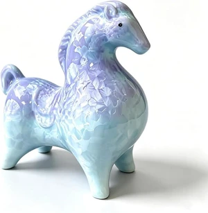 Small Tang Horse Figurine, Handcrafted Ceramic Horse Statue, Gradient Color Art Sculpture for Home/Office Decor, Elegant Gift for Horse Lovers & Collectors Small Tang Horse Figurine, Handcrafted Ceramic Horse Statue, Gradient Color Art Sculpture for Home/Office Decor, Elegant Gift for Horse Lovers & Collectors