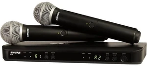BLX288/PG58 Dual-Channel Wireless Audio System H9 Band (512542 MHz) BLX88 Receiver, (2) BLX2 Transmitters with PG58 Dynamic Mic, Up to 14 Hr Battery, 300 ft Range BLX288/PG58 Dual-Channel Wireless Audio System H9 Band (512542 MHz) BLX88 Receiver, (2) BLX2 Transmitters with PG58 Dynamic Mic, Up to 14 Hr Battery, 300 ft Range