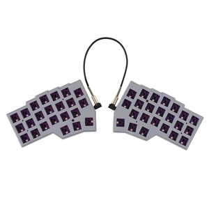YMDK Split Keyboard Corne V4.1 46 Keys Ergonomic Hotswappable 40% Layout 3D PLA RGB QMK Vial All Key Programmable Mini Independent Gaming Keyboard Kit YMDK Split Keyboard Corne V4.1 46 Keys Ergonomic Hotswappable 40% Layout 3D PLA RGB QMK Vial All Key Programmable Mini Independent Gaming Keyboard Kit