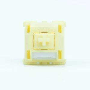 GATERON Smoothie Series Keyboard Switches(Banana Smoothie, 110) | Heavy Tactile,RGB LED,5 Pin,Factory Pre-lubed,Full POM Material,compatible for MX Mechanical Keyboard GATERON Smoothie Series Keyboard Switches(Banana Smoothie, 110) | Heavy Tactile,RGB LED,5 Pin,Factory Pre-lubed,Full POM Material,compatible for MX Mechanical Keyboard