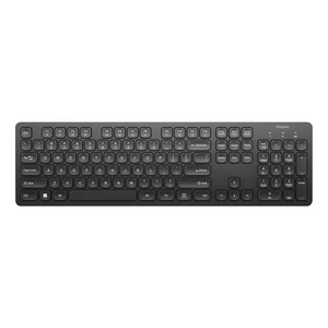 Staples TECH Slim Wireless Keyboard, FullSize 104Key, Quiet Scissor Keys, USB Receiver, Black Staples TECH Slim Wireless Keyboard, FullSize 104Key, Quiet Scissor Keys, USB Receiver, Black