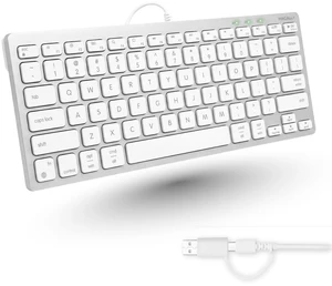Macally USB C Wired Keyboard for Mac (USB C + USB A) Compatible Keyboard for MacBook Pro/Air, iMac & MacMini Compact Mac Keyboard Macally USB C Wired Keyboard for Mac (USB C + USB A) Compatible Keyboard for MacBook Pro/Air, iMac & MacMini Compact Mac Keyboard