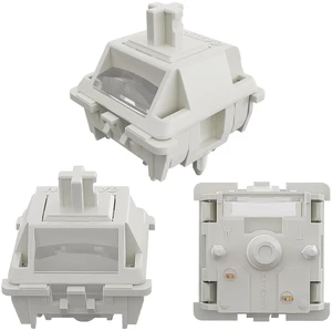 Gateron Smoothie Linear Creamy Keyboard Switches,72Pcs | 5-Pin,40gf,Factory Pre-lubed,RGB LED,Full POM Material,compatible for MX Mechanical Keyboard,80 Million Cycles Gateron Smoothie Linear Creamy Keyboard Switches,72Pcs | 5-Pin,40gf,Factory Pre-lubed,RGB LED,Full POM Material,compatible for MX Mechanical Keyboard,80 Million Cycles
