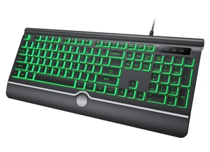 HeengYanson Backlit Computer Keyboards, Wired Light Up Keyboards with 7-Color Backlit, USB Lighted Keyboard Easy to See and Type, Corded Full-Size Keyboard for Windows Desktop, Laptop, PC HeengYanson Backlit Computer Keyboards, Wired Light Up Keyboards with 7-Color Backlit, USB Lighted Keyboard Easy to See and Type, Corded Full-Size Keyboard for Windows Desktop, Laptop, PC