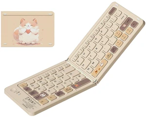 Ubxxziy Foldable Bluetooth Keyboard with UV Printing Technology Rechargeable Keyboards,Compact Wireless Travel Keyboards for iPad, Smartphone, Tablet and Laptop - Z1 Milk Tea Colorful Ubxxziy Foldable Bluetooth Keyboard with UV Printing Technology Rechargeable Keyboards,Compact Wireless Travel Keyboards for iPad, Smartphone, Tablet and Laptop - Z1 Milk Tea Colorful