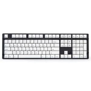 Qisan PBT Keycaps 108 Key Cherry Profile Keycap Set Dye-subbed for 61/87/104/108 MX Switches Mechanical Gaming Keyboard (White) Qisan PBT Keycaps 108 Key Cherry Profile Keycap Set Dye-subbed for 61/87/104/108 MX Switches Mechanical Gaming Keyboard (White)