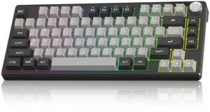 MageGee Mini 60% Gaming Keyboard, RGB Backlit 75 Key Ultra-Compact Keyboard, TS75 Ergonomic Waterproof Mechanical Feeling Office Computer Keyboards for PC, MAC, PS4, Xbox ONE Gamer MageGee Mini 60% Gaming Keyboard, RGB Backlit 75 Key Ultra-Compact Keyboard, TS75 Ergonomic Waterproof Mechanical Feeling Office Computer Keyboards for PC, MAC, PS4, Xbox ONE Gamer