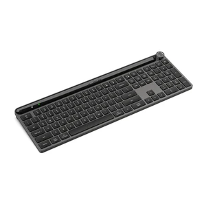 Wireless Keyboard, Bluetooth 5.2, USB Dongle, Multi-Device, Backlit, 108 Keys, Black Wireless Keyboard, Bluetooth 5.2, USB Dongle, Multi-Device, Backlit, 108 Keys, Black