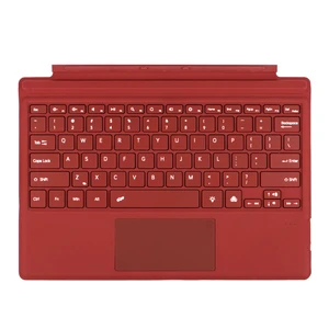 =Type Cover for Microsoft Surface Pro 7+ / Pro 7/6 / 5/4 / 3, 12.3 inch, Ultra-Slim Bluetooth Keyboard with Multi-Touchpad (Red No Backlit) =Type Cover for Microsoft Surface Pro 7+ / Pro 7/6 / 5/4 / 3, 12.3 inch, Ultra-Slim Bluetooth Keyboard with Multi-Touchpad (Red No Backlit)