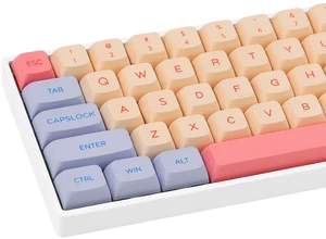 PBT Keycaps 132 Keys Marshmallow Keycaps Set, XDA Profile, Dye-Sublimation Cute Keycap for Mechanical Keyboard PBT Keycaps 132 Keys Marshmallow Keycaps Set, XDA Profile, Dye-Sublimation Cute Keycap for Mechanical Keyboard