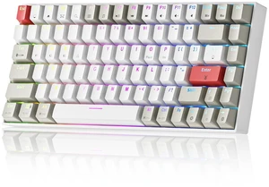 GM840 Mechanical Keyboard,Wireless/Wired/Bluetooth Gaming Keyboard | Mechanical Keyboard,Wireless/Wired/Bluetooth Gaming Keyboard,75%,RGB Backlit,Hot Swappable,Compact,USB,Computer,PC,Red Switch GM840 Mechanical Keyboard,Wireless/Wired/Bluetooth Gaming Keyboard | Mechanical Keyboard,Wireless/Wired/Bluetooth Gaming Keyboard,75%,RGB Backlit,Hot Swappable,Compact,USB,Computer,PC,Red Switch