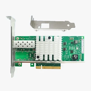 10Gb Network Card Single SFP+ Port PCIE x8 Ethernet Converged Server Adapter NIC Compatible Intel X520-DA1 82599EN Chip Support Windows 7/8/10/11/Visa,Server/Linux/VMware 10Gb Network Card Single SFP+ Port PCIE x8 Ethernet Converged Server Adapter NIC Compatible Intel X520-DA1 82599EN Chip Support Windows 7/8/10/11/Visa,Server/Linux/VMware