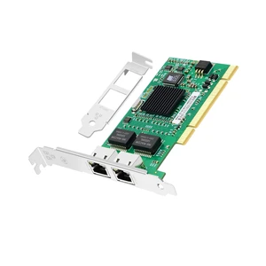 with Intel Chipset 82546 Dual Port Gigabit 8492MT PCI Server Network Card 1000M RJ45 NIC Ethernet Desktop Adapter with Intel Chipset 82546 Dual Port Gigabit 8492MT PCI Server Network Card 1000M RJ45 NIC Ethernet Desktop Adapter