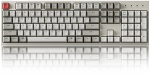 C2 Full Size Wired Mechanical Keyboard, Hot-Swappable, Retro | ABS Keycaps with Red Switch, USB-C Connection, Ergonomic Support, Non-Backlit Design, Compatible with Mac Windows C2 Full Size Wired Mechanical Keyboard, Hot-Swappable, Retro | ABS Keycaps with Red Switch, USB-C Connection, Ergonomic Support, Non-Backlit Design, Compatible with Mac Windows