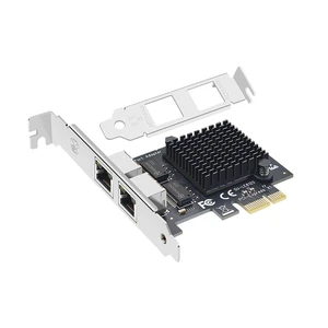 2.5gb Gigabit Network Card Dual-Port RJ45 Ethernet Adapte, with RTL8125BG+ASM1806 chip LAN NIC Card Support ESXi Soft Routing, PXE Boot Server 2.5gb Gigabit Network Card Dual-Port RJ45 Ethernet Adapte, with RTL8125BG+ASM1806 chip LAN NIC Card Support ESXi Soft Routing, PXE Boot Server