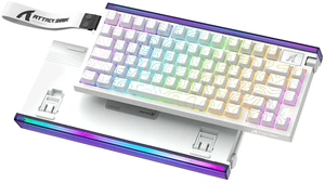 R85HE Wired 75% RT Mechanical RGB Gaming Keyboard-WhiteContour | 8K Polling,0.005mm Accuracy,0.08MS Latency,256K Scan,Hall Effect Magnetic Switch,5 Layer Sound Damped,Driver for PC Mac FPS R85HE Wired 75% RT Mechanical RGB Gaming Keyboard-WhiteContour | 8K Polling,0.005mm Accuracy,0.08MS Latency,256K Scan,Hall Effect Magnetic Switch,5 Layer Sound Damped,Driver for PC Mac FPS